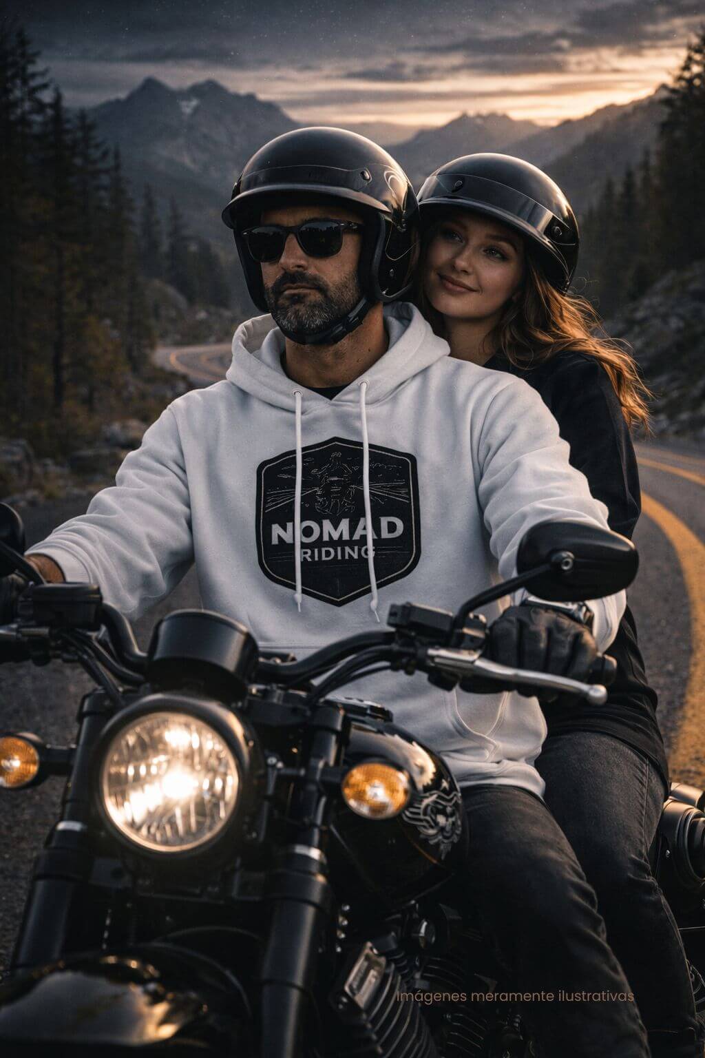 Sudadera con capucha unisex clásica blanca