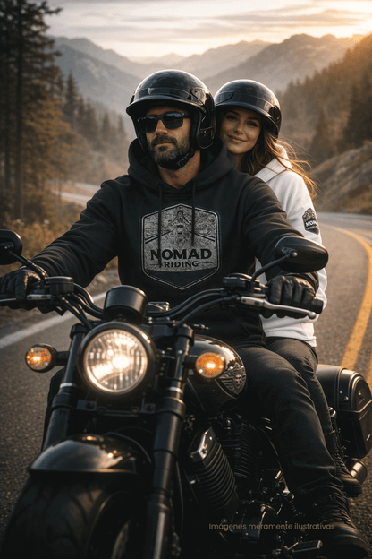 Sudadera con capucha unisex clásica negra